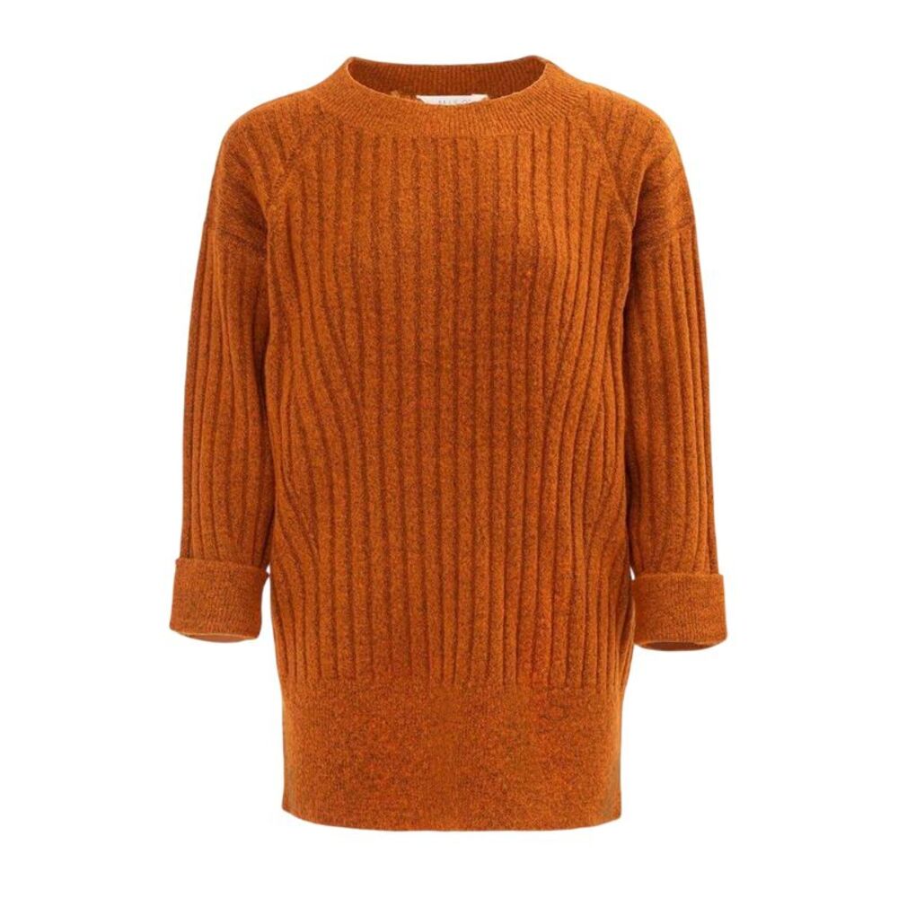 Miso Womens/Ladies Acrylic Knitted Sweater / Orange